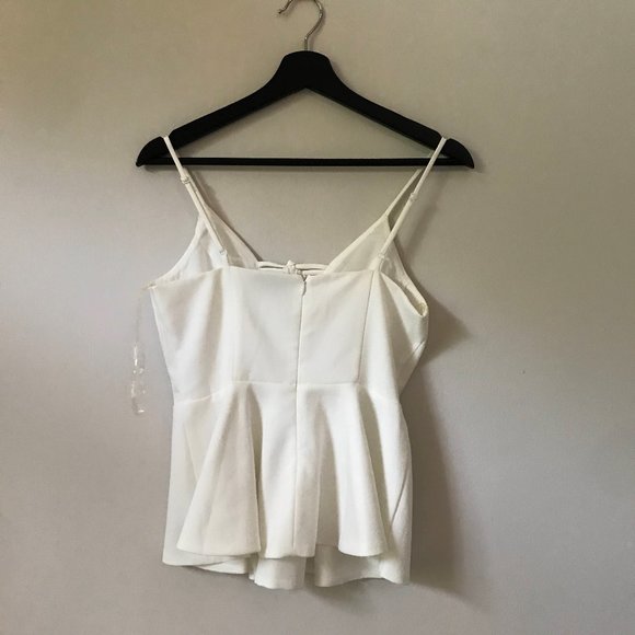 DO+BE White Peplum Tank - Picture 5 of 7